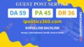 Buy Guest Post on ipolitics360.com