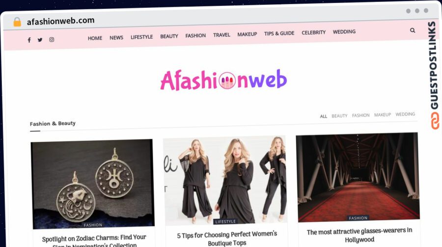 Publish Guest Post on afashionweb.com