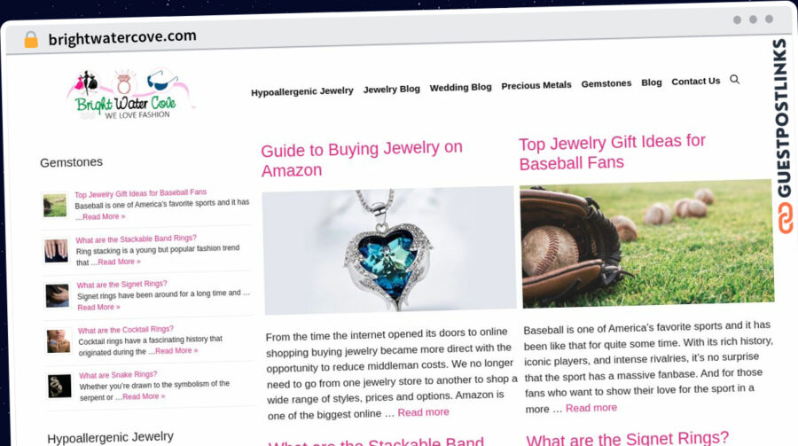 Publish Guest Post on brightwatercove.com