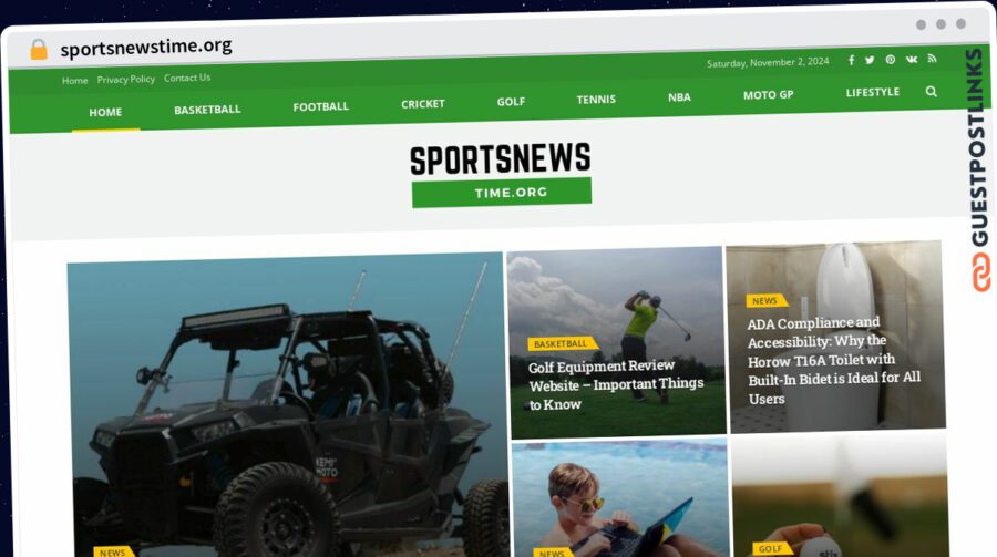 Publish Guest Post on sportsnewstime.org