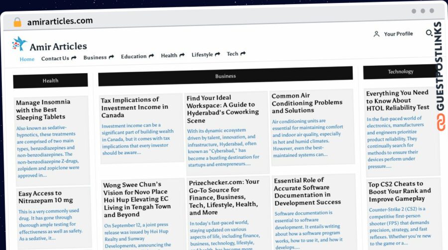 Publish Guest Post on amirarticles.com