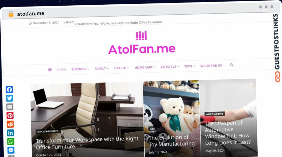 Publish Guest Post on atolfan.me