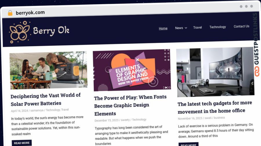 Publish Guest Post on berryok.com