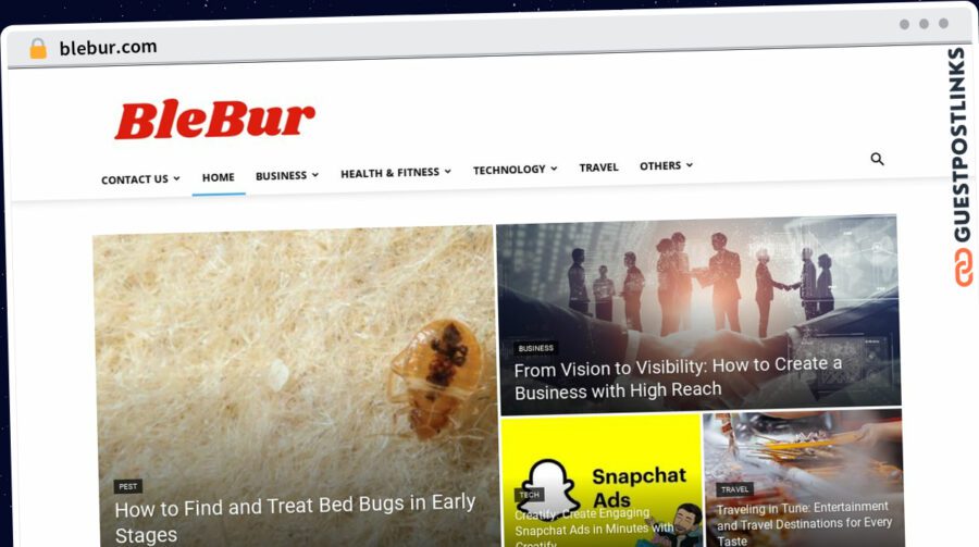 Publish Guest Post on blebur.com