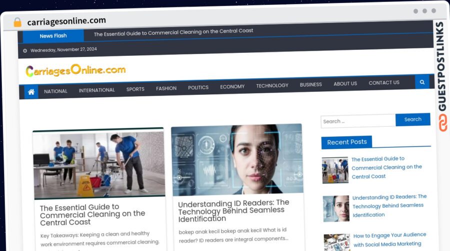 Publish Guest Post on carriagesonline.com