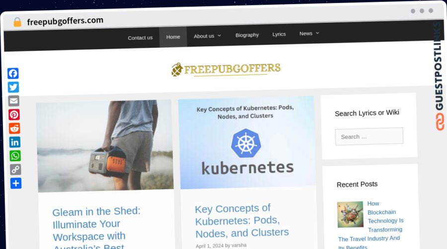 Publish Guest Post on freepubgoffers.com