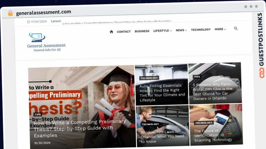 Publish Guest Post on generalassessment.com