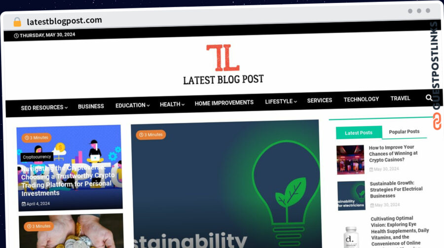 Publish Guest Post on latestblogpost.com