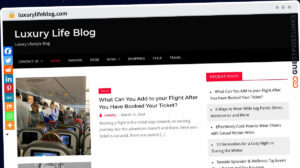 Publish Guest Post on luxurylifeblog.com