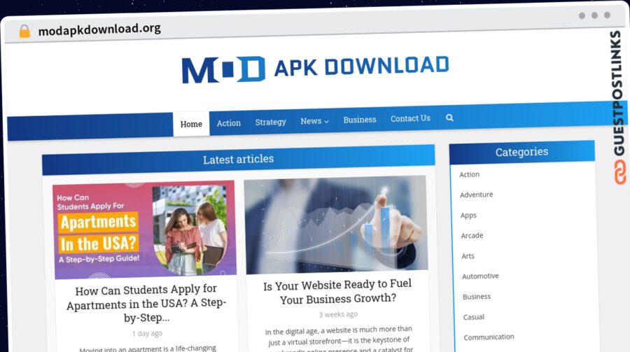 Publish Guest Post on modapkdownload.org