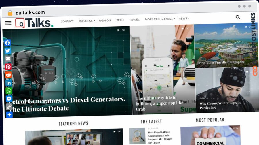 Publish Guest Post on quitalks.com