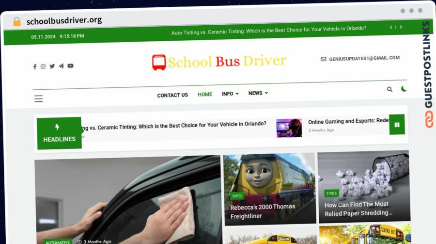 Publish Guest Post on schoolbusdriver.org