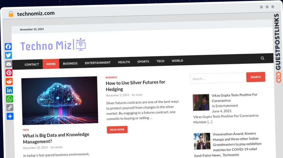 Publish Guest Post on technomiz.com