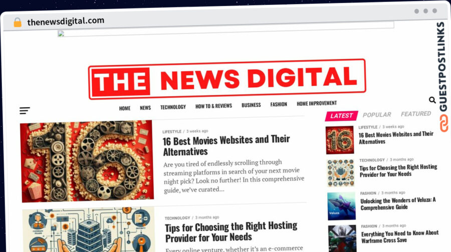 Publish Guest Post on thenewsdigital.com