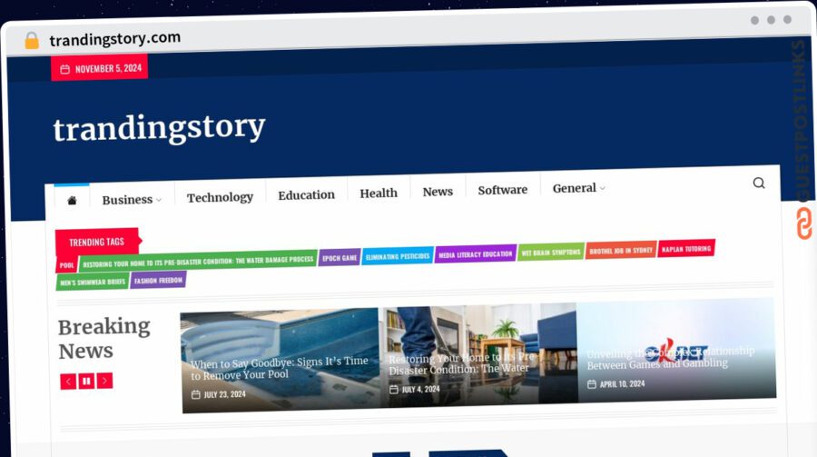 Publish Guest Post on trandingstory.com