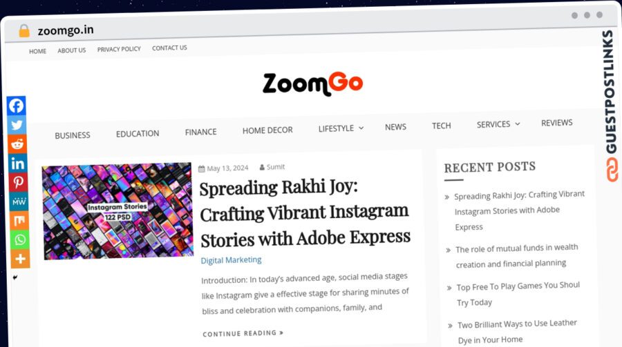 Publish Guest Post on zoomgo.in