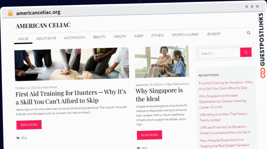 Publish Guest Post on americanceliac.org