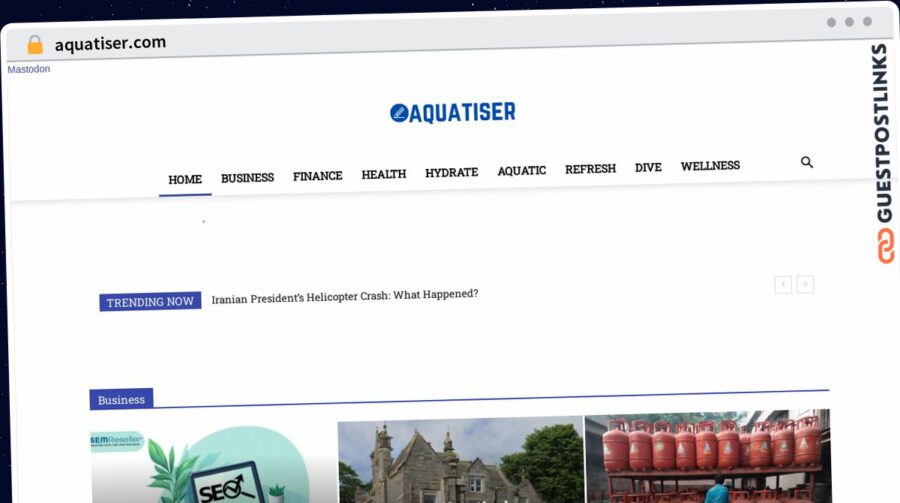 Publish Guest Post on aquatiser.com