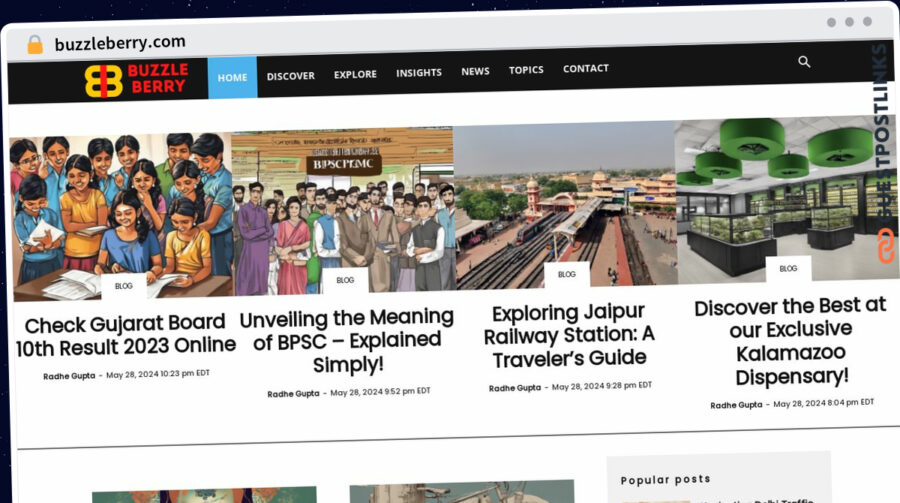Publish Guest Post on buzzleberry.com