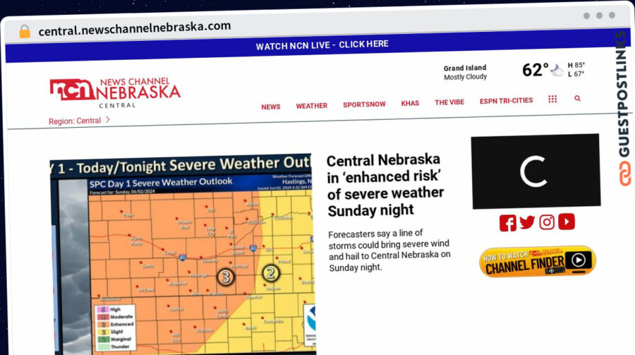 Publish Guest Post on central.newschannelnebraska.com
