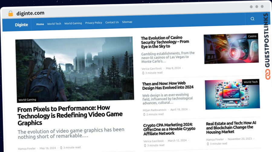 Publish Guest Post on diginte.com