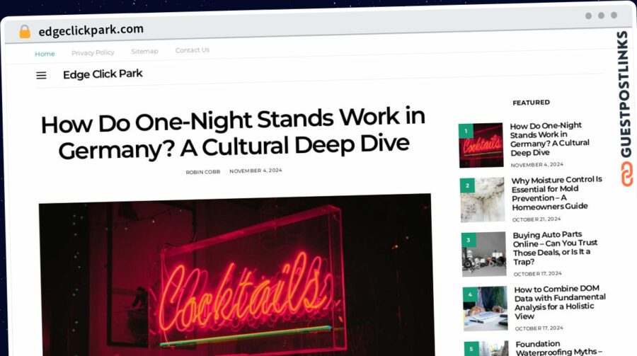 Publish Guest Post on edgeclickpark.com