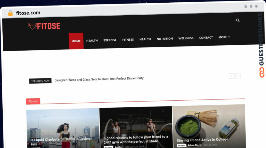 Publish Guest Post on fitose.com