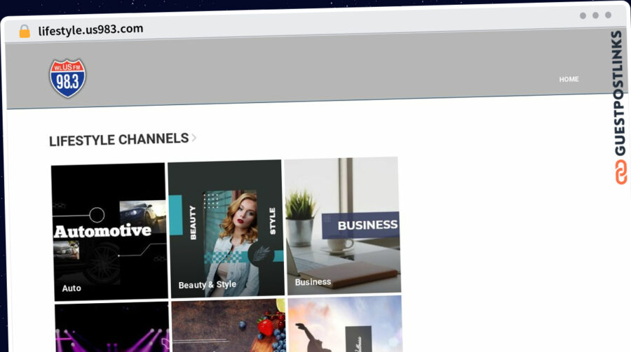 Publish Guest Post on lifestyle.us983.com