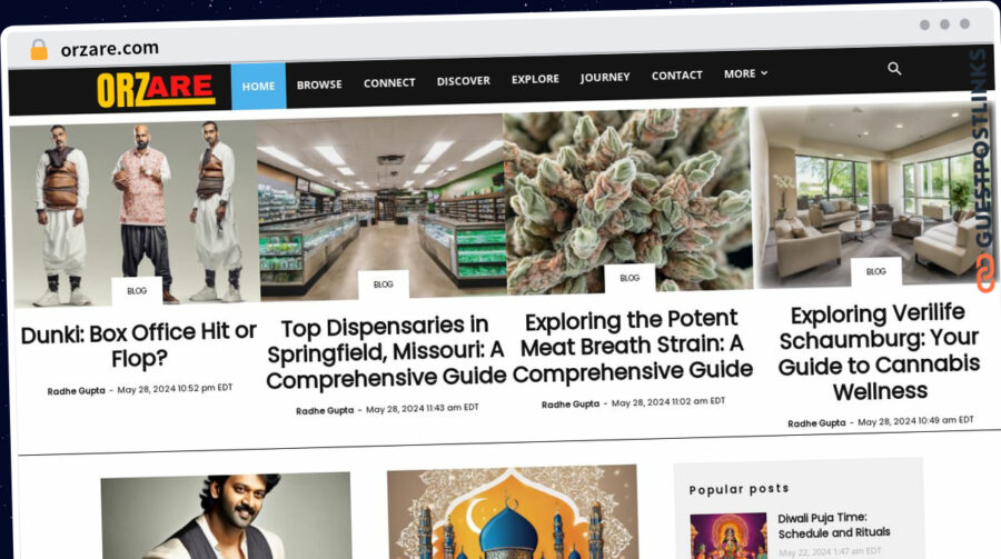 Publish Guest Post on orzare.com