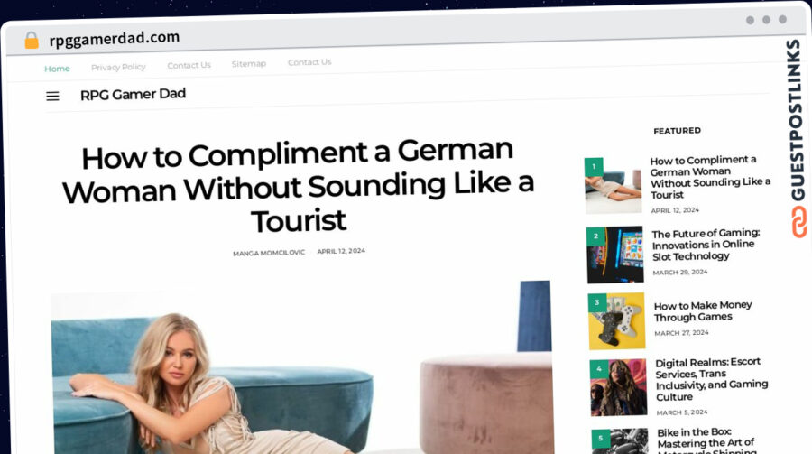 Publish Guest Post on rpggamerdad.com