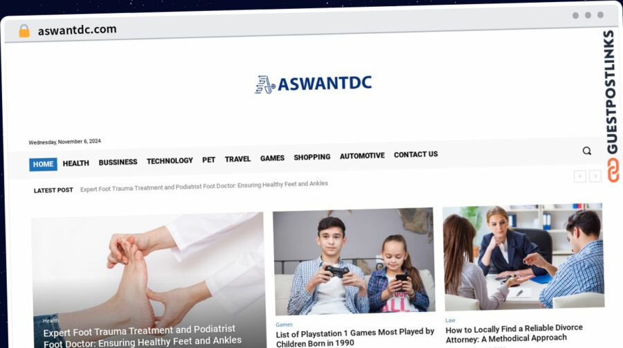 Publish Guest Post on aswantdc.com
