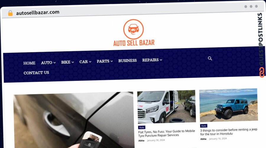 Publish Guest Post on autosellbazar.com