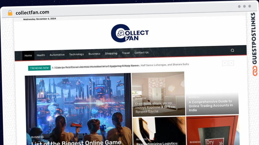 Publish Guest Post on collectfan.com
