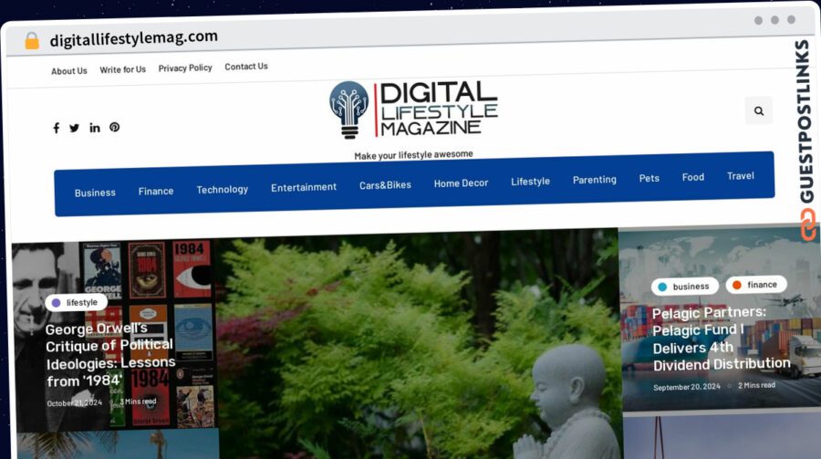 Publish Guest Post on digitallifestylemag.com