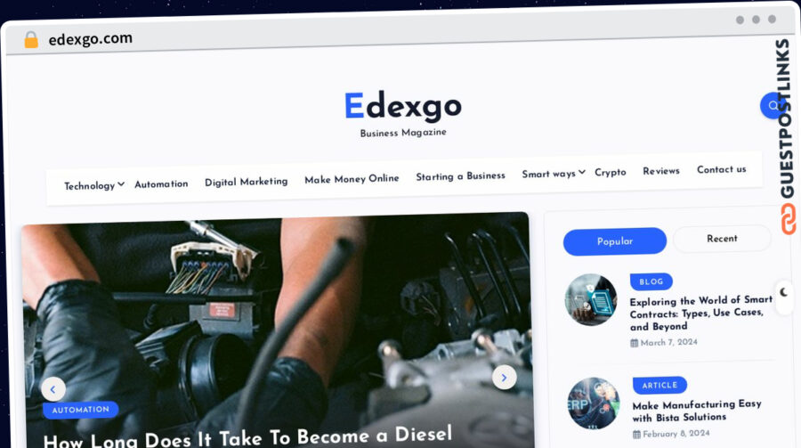 Publish Guest Post on edexgo.com