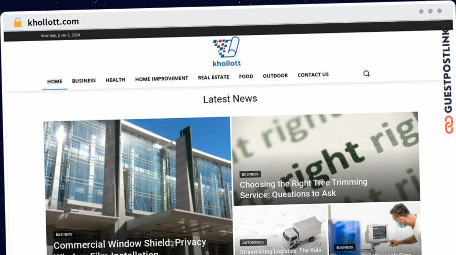 Publish Guest Post on khollott.com