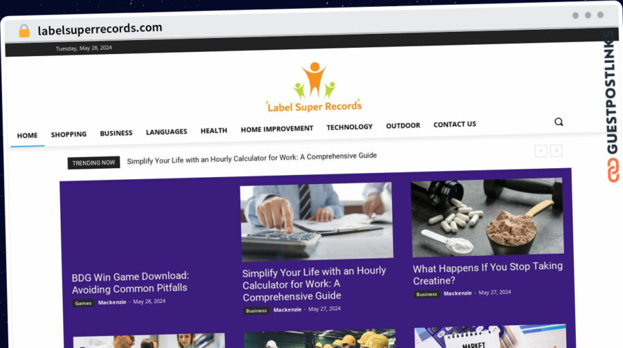 Publish Guest Post on labelsuperrecords.com