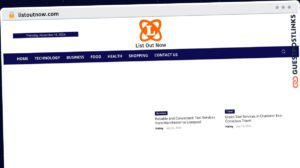 Publish Guest Post on listoutnow.com
