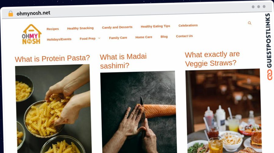 Publish Guest Post on ohmynosh.net