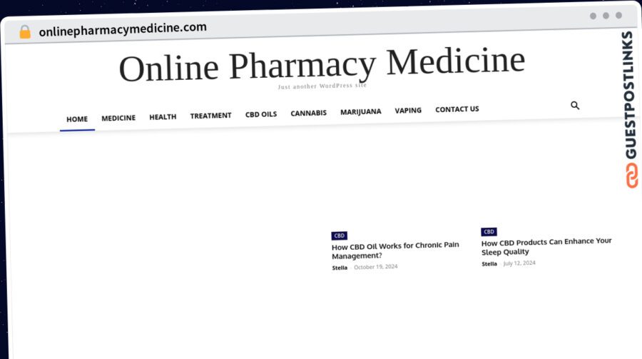 Publish Guest Post on onlinepharmacymedicine.com