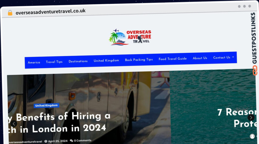 Publish Guest Post on overseasadventuretravel.co.uk