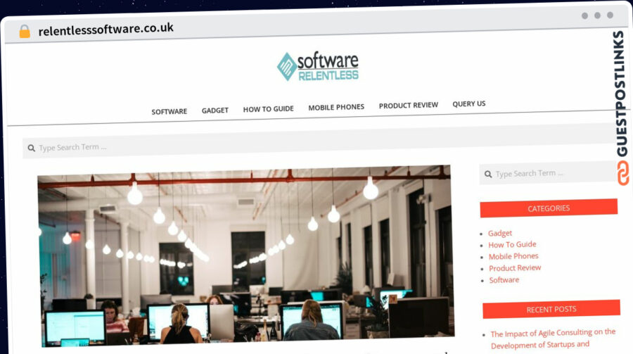 Publish Guest Post on relentlesssoftware.co.uk