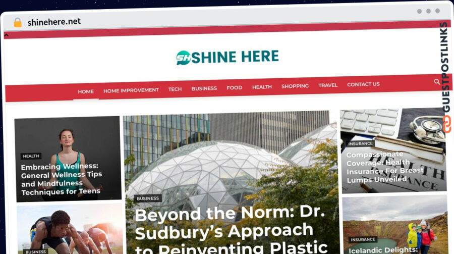 Publish Guest Post on shinehere.net