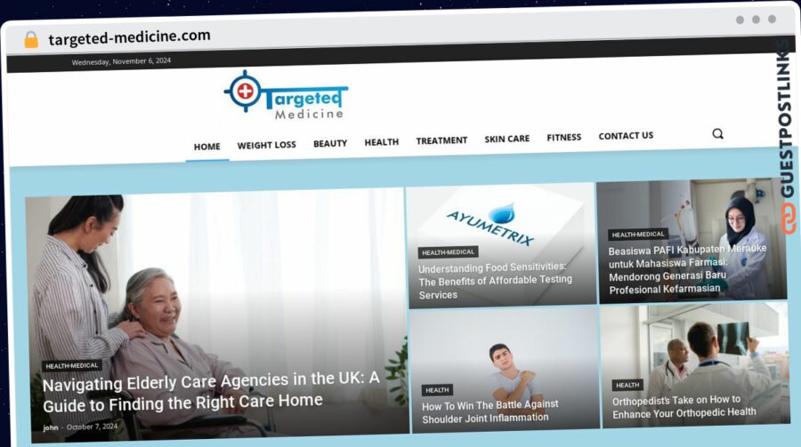 Publish Guest Post on targeted-medicine.com