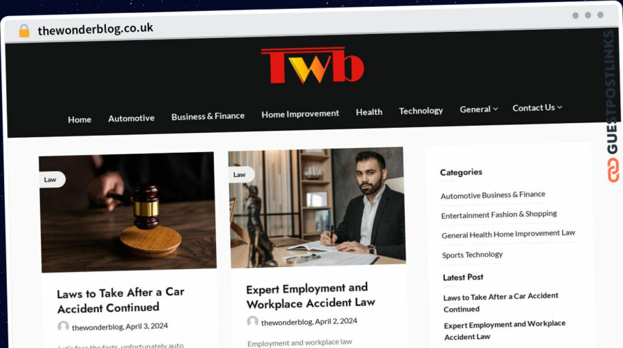 Publish Guest Post on thewonderblog.co.uk