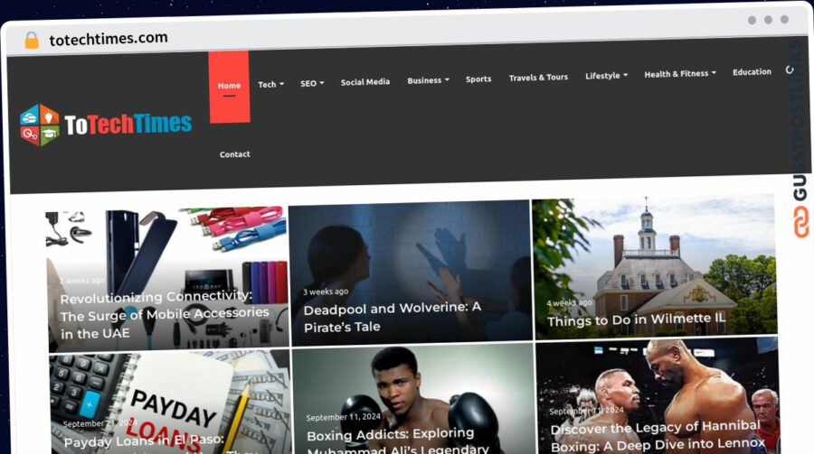 Publish Guest Post on totechtimes.com