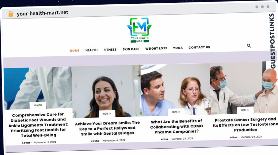 Publish Guest Post on your-health-mart.net