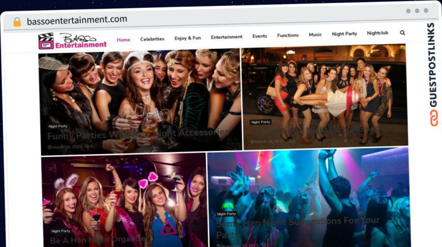Publish Guest Post on bassoentertainment.com