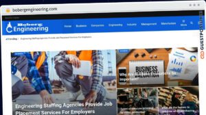 Publish Guest Post on bobergengineering.com