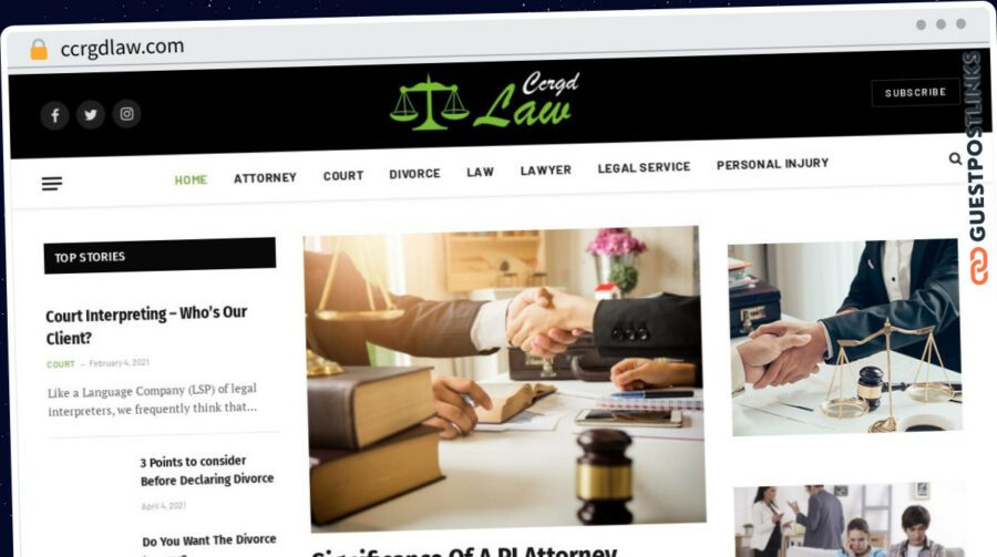 Publish Guest Post on ccrgdlaw.com